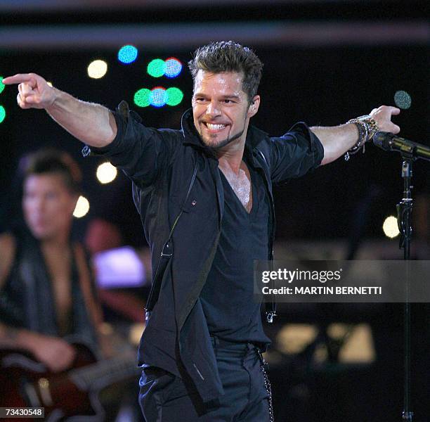 Puerto Rican Singer Ricky 2,017 Viña Del Mar International Song Festival Photos & High Res ...