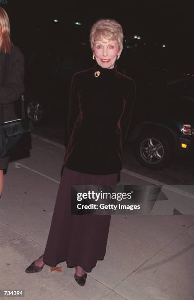 Actress Janet Leigh attends the screening of the restored version of Orson Welles'' classic film, "Touch Of Evil" November 9, 2000 in Los Angeles,...