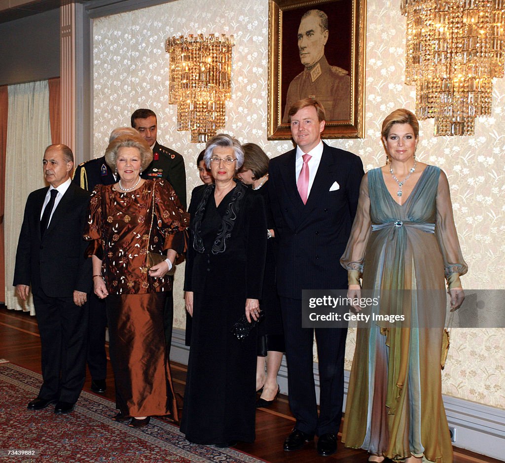 State Visit To Turkey of Dutch Royal Family - Ankara Day 1