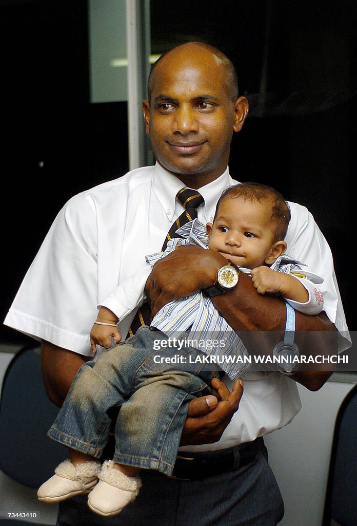 Sri Lanka's star batsman Sanath Jayasuri...