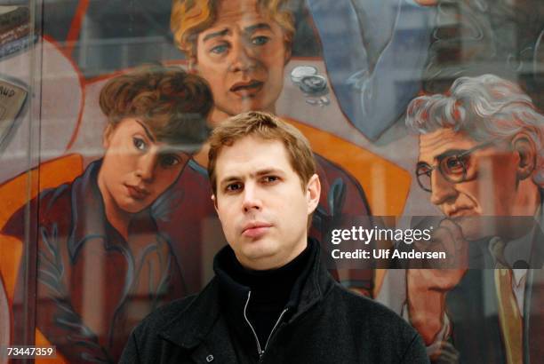 Austrian author Daniel Kehlmann poses in New York City, USA where he lives on the 15th of January 2007.