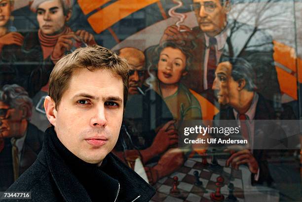 Austrian author Daniel Kehlmann poses in New York City, USA where he lives on the 15th of January 2007.