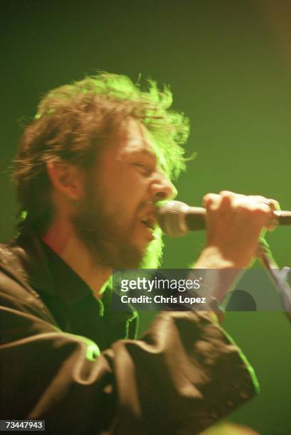 Shane MacGowan performing at the aftershow party for the screening of the Clash documentary 'Westway To The World'. The Cobden Club, London.