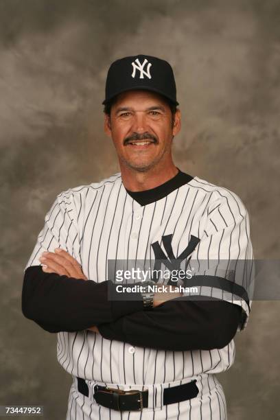 Ron Guidry of the Yankees poses for a portrait during the New York Yankees Photo Day at Legends Field on February 23, 2007 in Tampa, Florida.