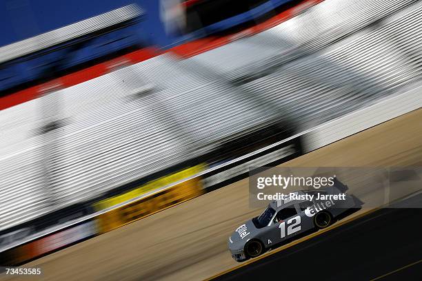 Ryan Newman, driver of the Alltel Dodge drives, during NASCAR Car of Tomorrow testing at Bristol Motor Speedway on February 28, 2007 in Bristol,...