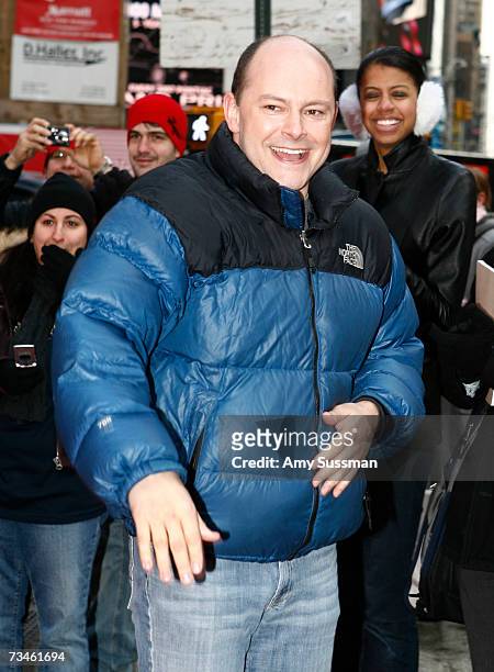 Rob Corddry attends the promotion of Rob Corddry's new show The Winner on Fox held at Times Square on March 1, 2007 in New York City.