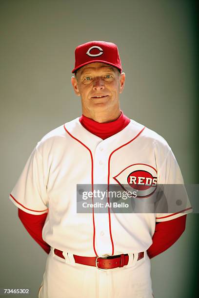 Johnny Narron of the Cincinnati Reds poses during Photo Day on February 23, 2007 at Ed Smith Stadium in Sarasota, Florida.