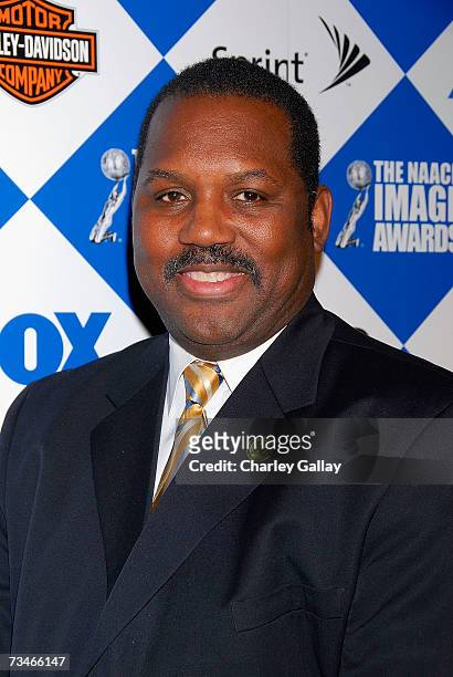 48th District California Assemblyman Mike Davis arrives at the 38th NAACP Image Awards Pre-Show Gala at Boulevard 3 on March 1, 2007 in Los Angeles,...