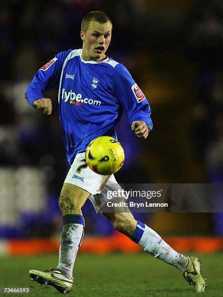 Sebastian Larsson of Birmingham City in action during the Coca-Cola Championship game between Birmingham City and Leeds United at St Andrew's on...