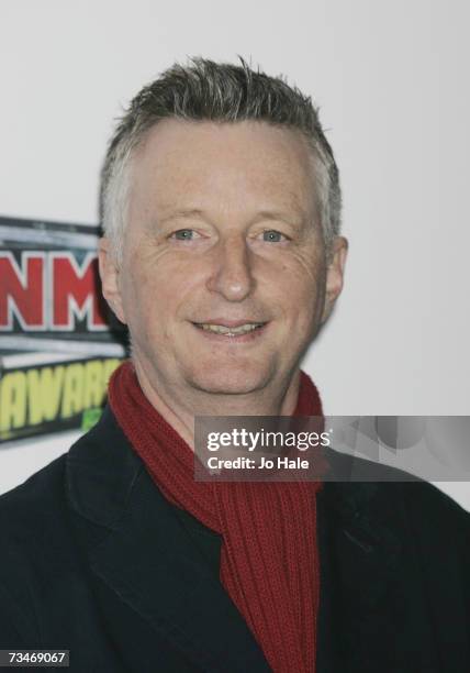 Billy Bragg arrives at the Shockwaves NME Awards 2007, the weekly music magazine's annual awards at which winners are decided by a readers' poll, at...