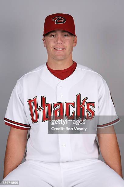 Mark Reynolds of the Arizona Diamondbacks poses during photo day at Tucson Electric Park on February 27, 2007 in Tucson, Arizona.