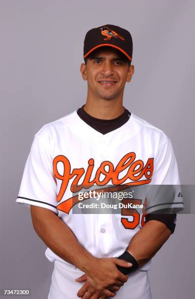 Eider Torres of the Baltimore Orioles poses during photo day at Ft Lauderdale Stadium on February 26, 2007 in Ft. Lauderdale, Florida.