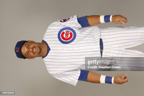 Aramis Ramirez of the Chicago Cubs poses during photo day at HoHoKam Park on February 26, 2007 in Mesa, Arizona.