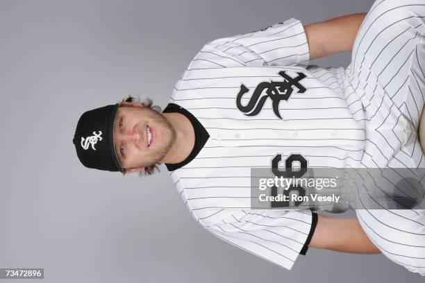 Mark Buehrle of the Chicago White Sox poses during photo day at Tucson Electric Park on February 24, 2007 in Tucson, Arizona.