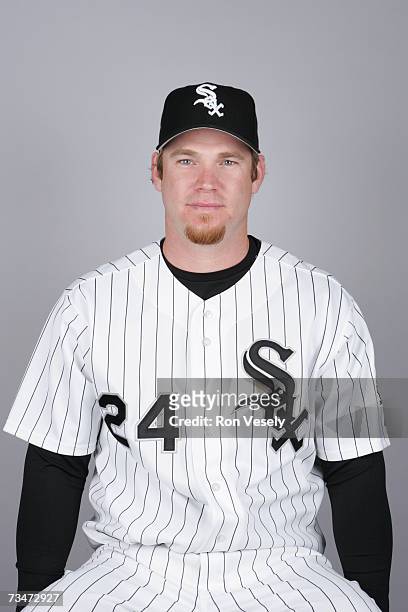 Joe Crede of the Chicago White Sox poses during photo day at Tucson Electric Park on February 24, 2007 in Tucson, Arizona.