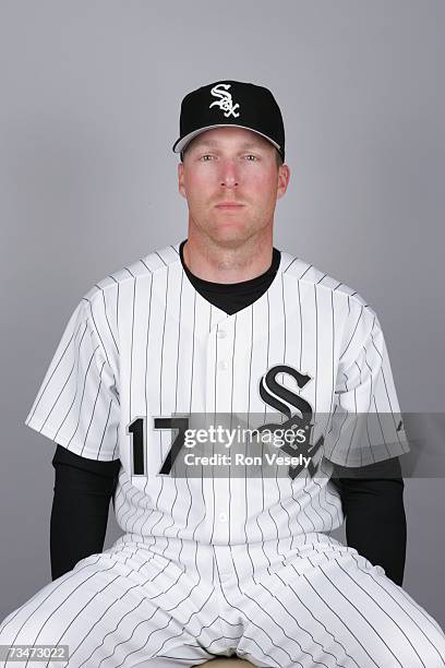 Darin Erstad of the Chicago White Sox poses during photo day at Tucson Electric Park on February 24, 2007 in Tucson, Arizona.