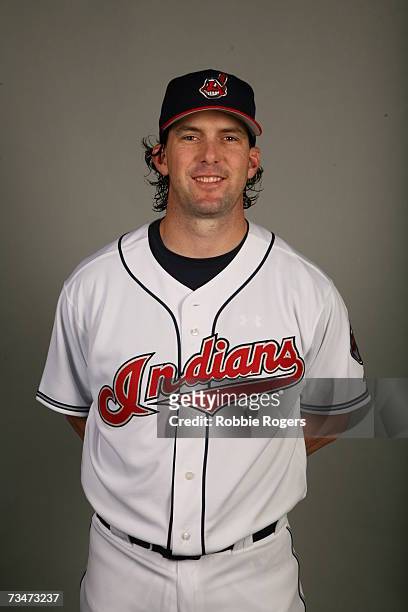 Trot Nixon of the Cleveland Indians poses during photo day at Chain of Lakes Park on February 27, 2007 in Winter Haven, Florida.