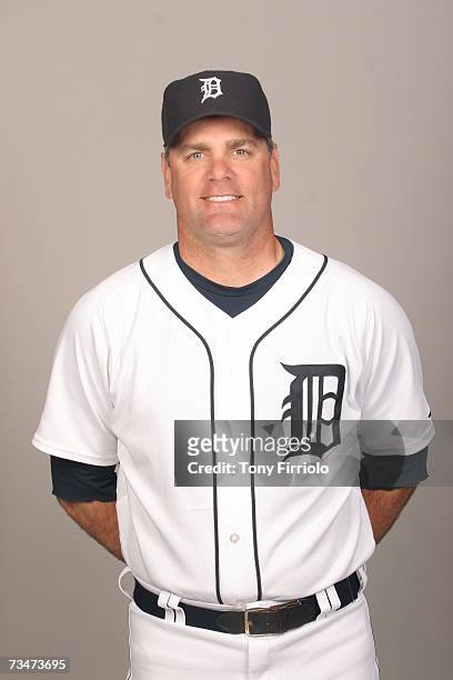 Kenny Rogers of the Detroit Tigers poses during photo day at Marchant Stadium on February, 24 2007 in Lakeland, Florida.