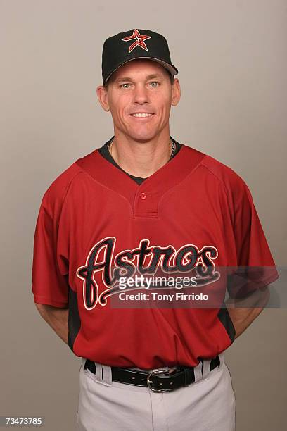 Craig Biggio of the Houston Astros poses during photo day at Osceola County Stadium on February 28, 2007 in Kissimmee, Florida.