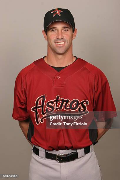 Brad Ausmus of the Houston Astros poses during photo day at Osceola County Stadium on February 28, 2007 in Kissimmee, Florida.