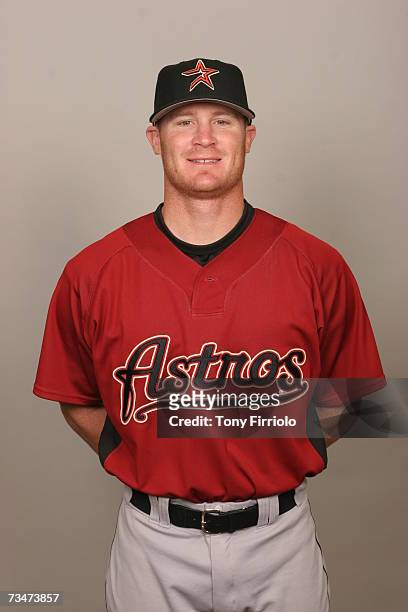 Brooks Conrad of the Houston Astros poses during photo day at Osceola County Stadium on February 28, 2007 in Kissimmee, Florida.