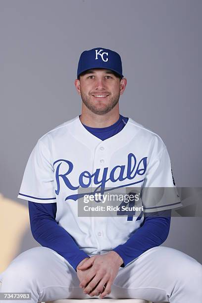 Ryan Braun of the Kansas City Royals poses during photo day at Surprise Stadium on February 25, 2007 in Surprise, Arizona.