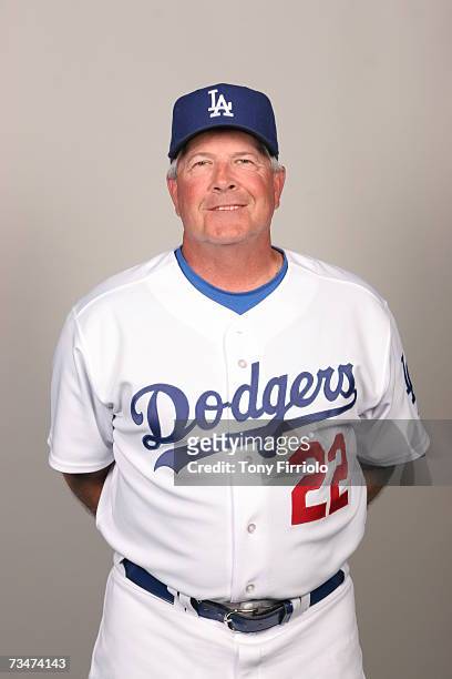 Grady Little of the Los Angeles Dodgers poses during photo day at Holman Stadium on February 27, 2007 in Vero Beach, Florida.
