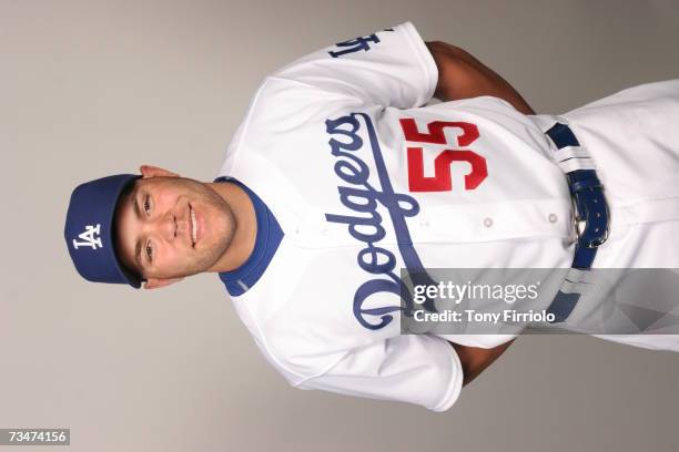 Russell Martin of the Los Angeles Dodgers poses during photo day at Holman Stadium on February 27, 2007 in Vero Beach, Florida.