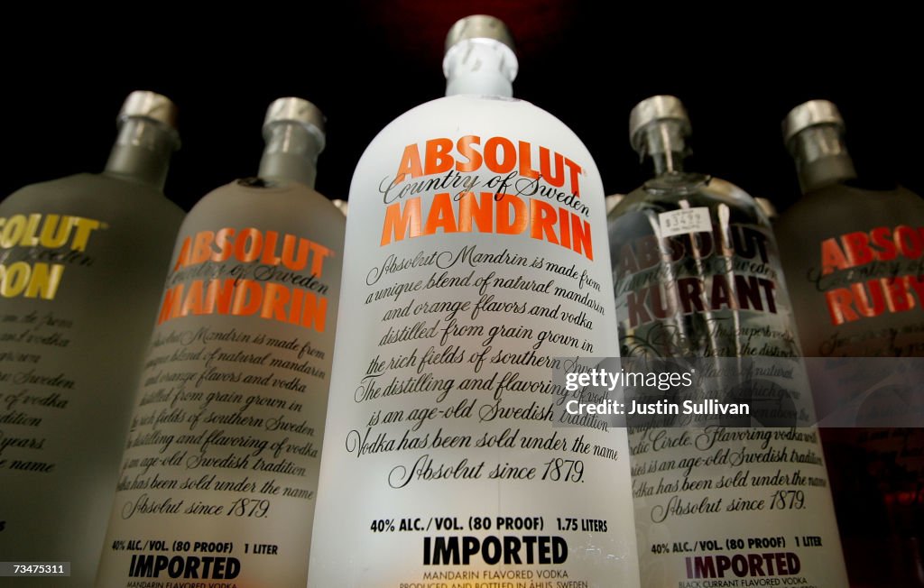 Swedens Absolut Vodka Is Offered For Sale