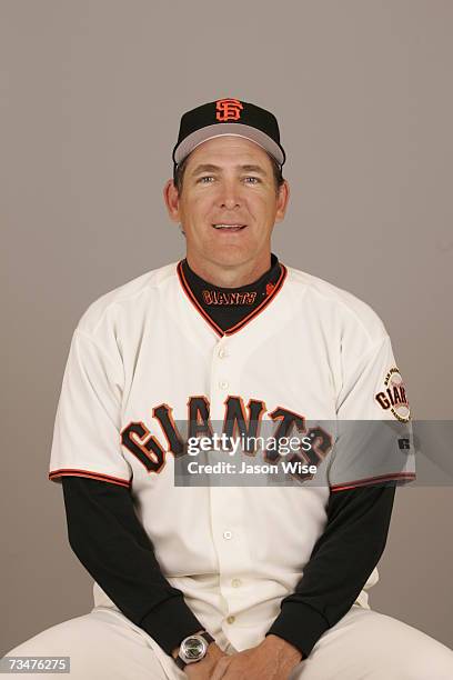 Dave Righetti of the San Francisco Giants poses during photo day at Scottsdale Stadium on February 28, 2007 in Scottsdale, Arizona.