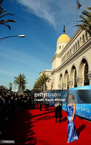 Actress Brittany Daniel arrives at the 38th annual NAACP Image Awards held at the Shrine Auditorium on March 2, 2007 in Los Angeles, California.