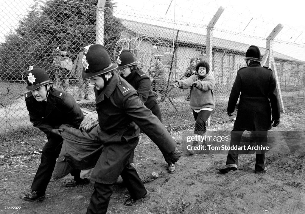 Arrest At Greenham Common