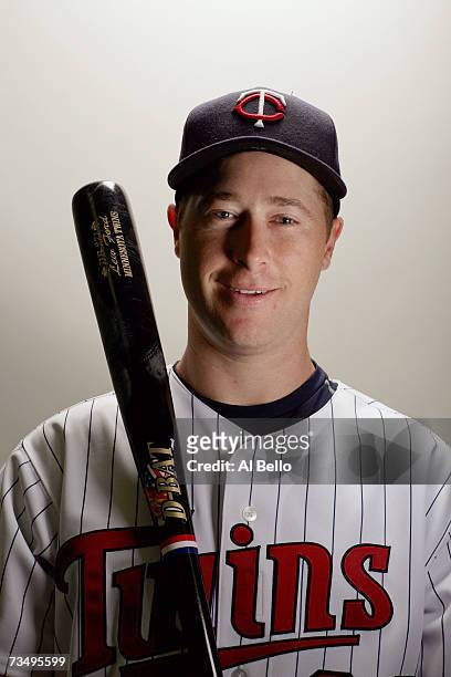 Lew Ford of the Minnesota Twins poses during Photo Day on February 26, 2007 at Hammond Stadium in Fort Myers, Florida.