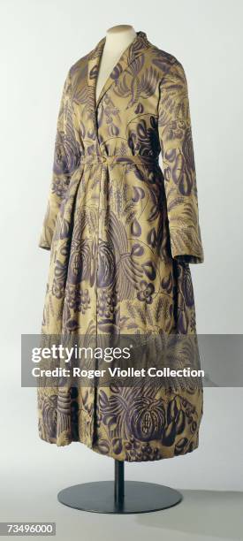 Dressing gown by Paul Poiret on display at the Musee de la Mode de la Ville de Paris at the Palais Galliera, Paris, late 20th Century.