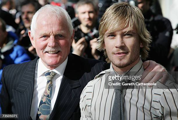 Actor Chris Chittell and Matthew Wolfenden arrive at the TRIC Awards 2007 held at The Grosvenor House Hotel on March 6, 2007 in London.
