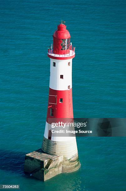 lighthouse - beachy head stock pictures, royalty-free photos & images