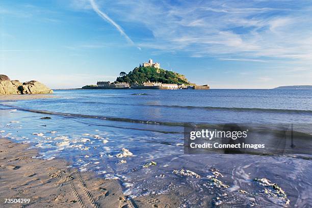 st michaels mount cornwall - marazion-cornwall-england photos et images de collection