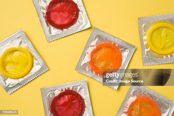 condoms - contraceptive stock-fotos und bilder
