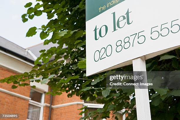 to let sign - house rental stock pictures, royalty-free photos & images