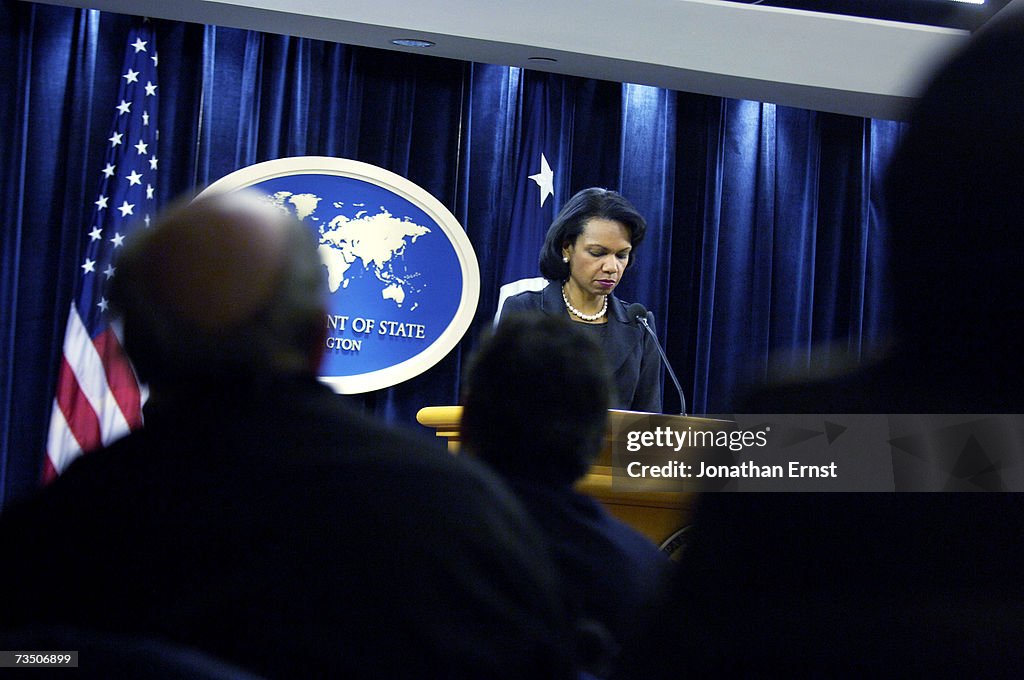 Condoleezza Rice Releases 2006 Report On Human Rights Practices