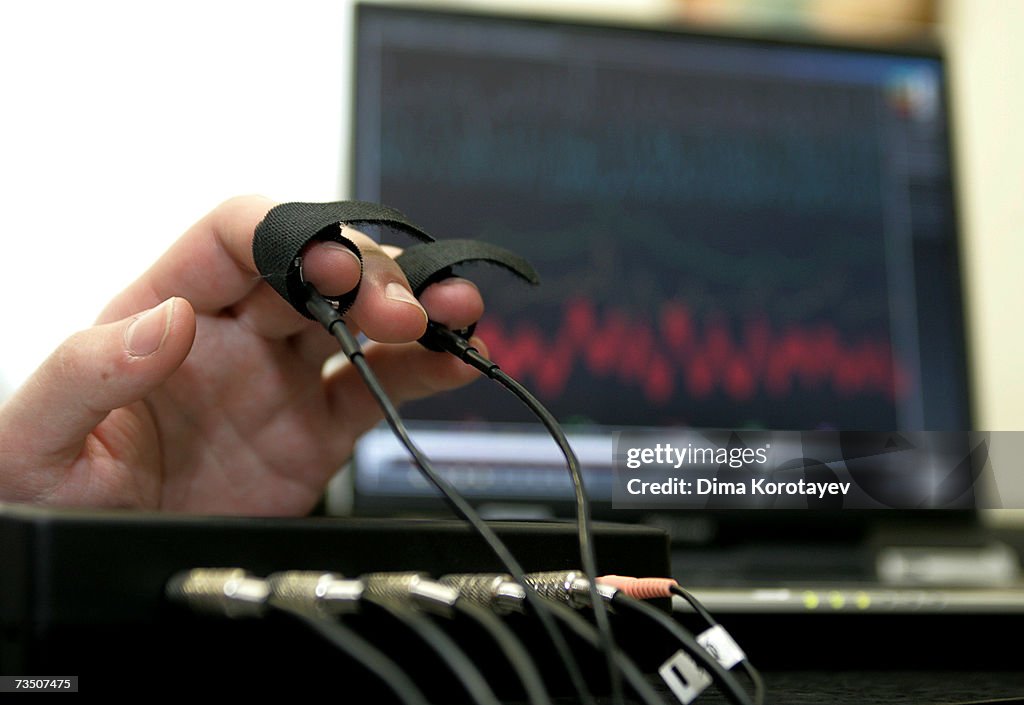 A computerized polygraph machine...