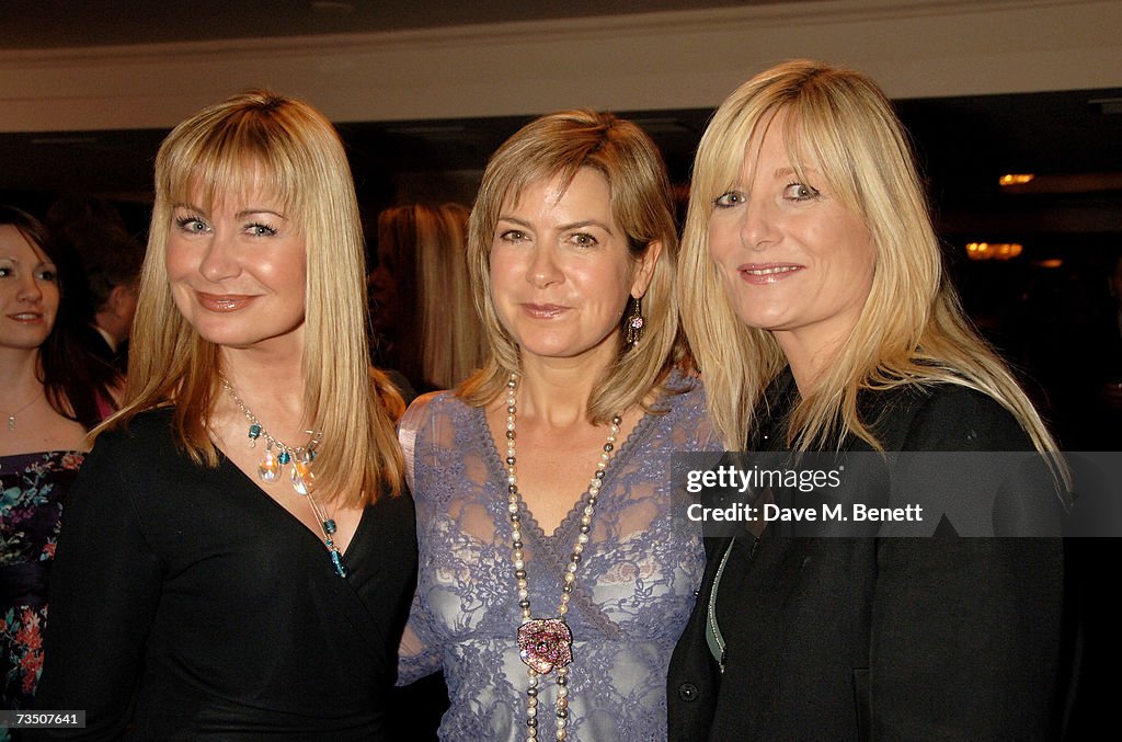 Sian Lloyd, Penny Smith and Gaby Roslin attend the TRIC Awards 2007