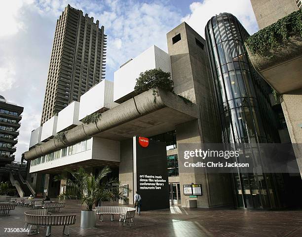 General view of the Barbican Centre on the day of a concert celebrating its 25th Birthday on March 6, 2007 in London, England. Queen Elizabeth II...