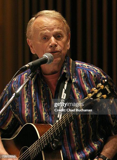 Beach Boy Al Jardine performs at NARM "Definitive 200" at Capitol Records on March 7, 2007 in Los Angeles, California.