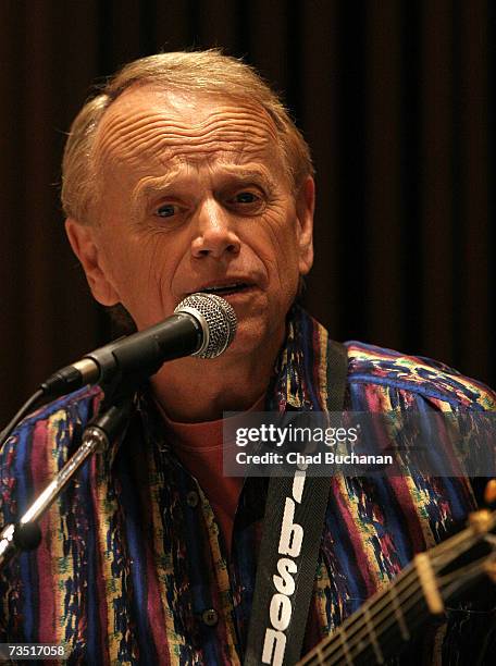 Beach Boy Al Jardine performs at NARM "Definitive 200" at Capitol Records on March 7, 2007 in Los Angeles, California.