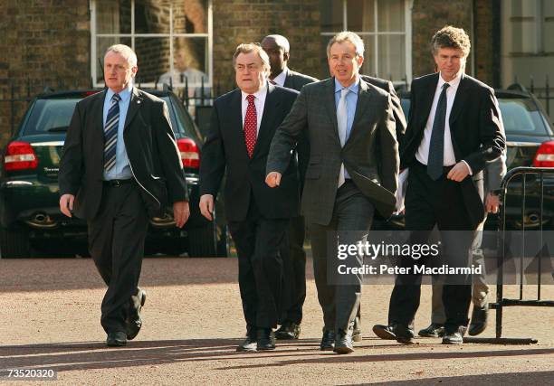 Tony Blair Hosts Cabinet Meeting Photos and Premium High Res Pictures