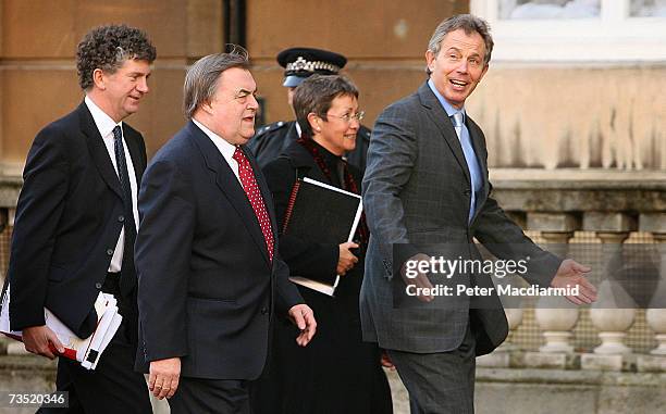 Tony Blair Hosts Cabinet Meeting Photos and Premium High Res Pictures