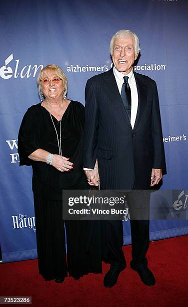 Actor Dick Van Dyke and guest attend the Alzheimers Association's 15th Annual "A Night at Sardis" benefit event on March 7, 2007 at The Beverly...