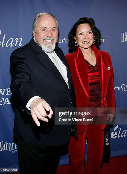 Producer George Schlatter and guest attend the Alzheimers Association's 15th Annual "A Night at Sardis" benefit event on March 7, 2007 at The Beverly...