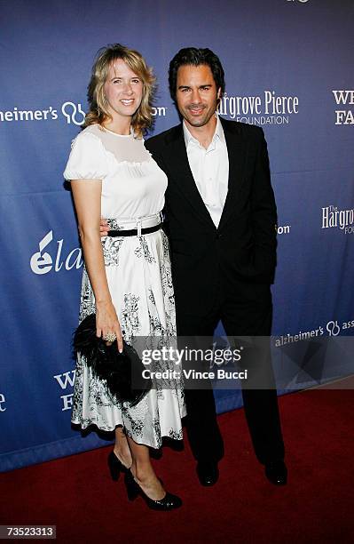 Actor Eric McCormack and wife attend the Alzheimers Association's 15th Annual "A Night at Sardis" benefit event on March 7, 2007 at The Beverly...